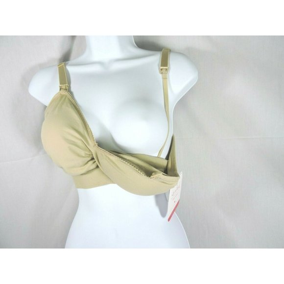 Isabel Maternity Seamless Drop Cup Nursing Beige Size M 34D/DD 36A/B/C/D NWT NEW - Picture 4 of 7